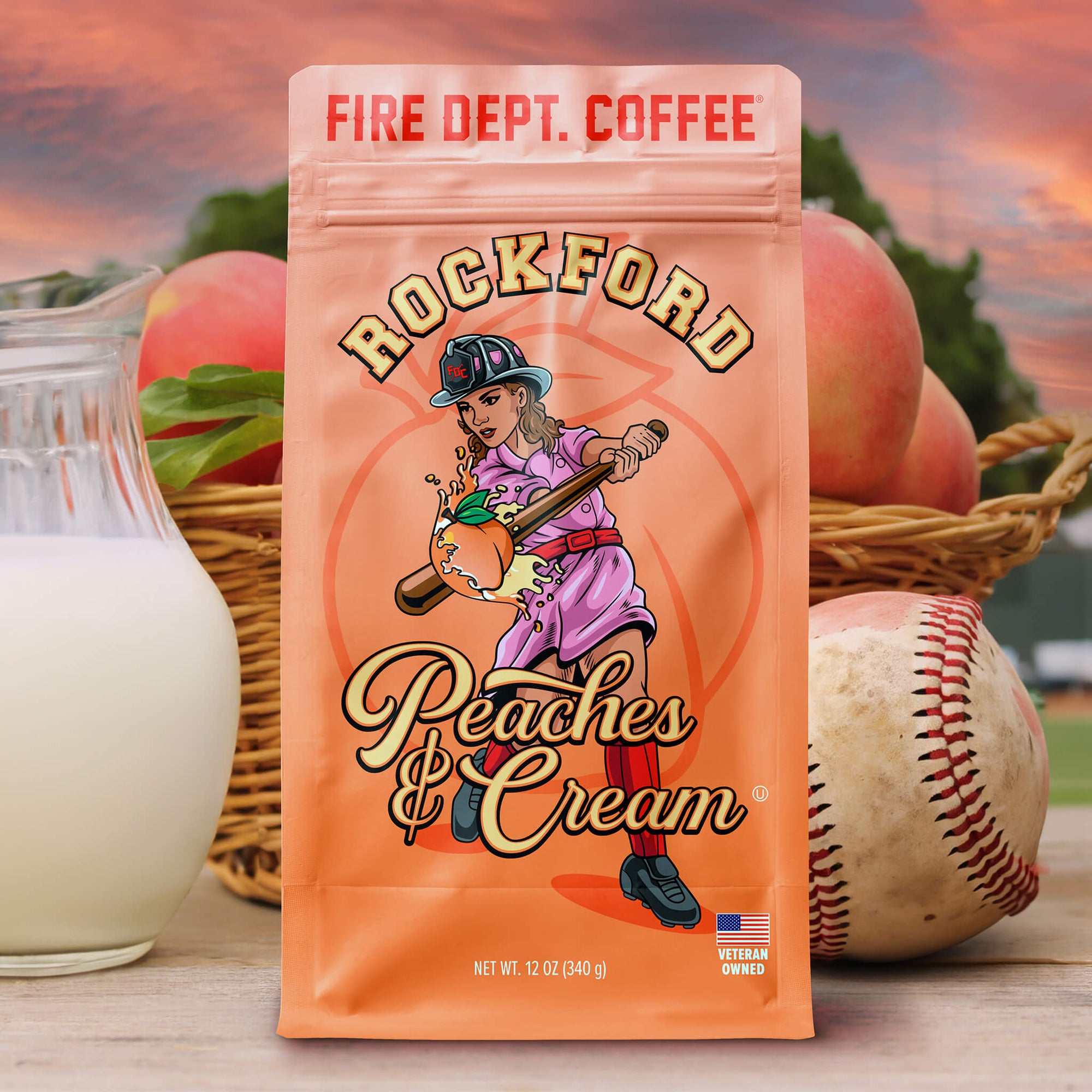 ROCKFORD PEACHES AND CREAM COFFEE