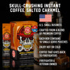 FDC Firefighter Coffee packaging with coffee cup and text on a dark background