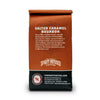 Fire Dept. Coffee's 12 ounce Salted Caramel Bourbon Infused Coffee in a rectangular package.