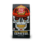 A 12-ounce package of Fire Department Coffee’s Skull-Crushing Espresso Roast.