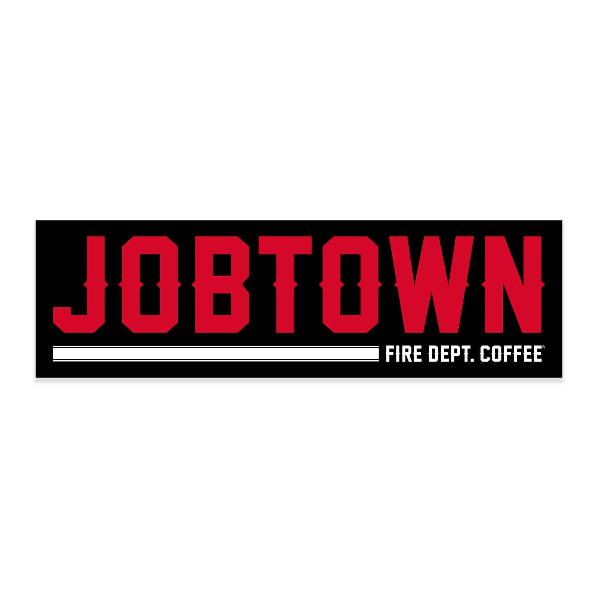 JOBTOWN BLACK STICKER