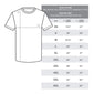 Unisex jersey shirt size chart with chest width × torso height in inches: XS 17.5 × 27; S 19 × 28; M 20.5 × 29; L 22 × 30; XL 24 × 31; 2XL 26 × 32; 3XL 28 × 33; 4XL 30 × 34; 5XL 32 × 36; 6XL 34 × 38. Diagram shows measurement locations. Solid colors are pre-shrunk 100% ring-spun cotton; heather gray is 90% cotton and 10% polyester.