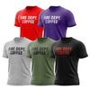 5 T Shirts With Fire Dept. Coffee