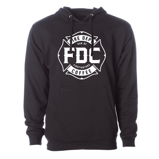 Fire Department Coffee Black Hoodie