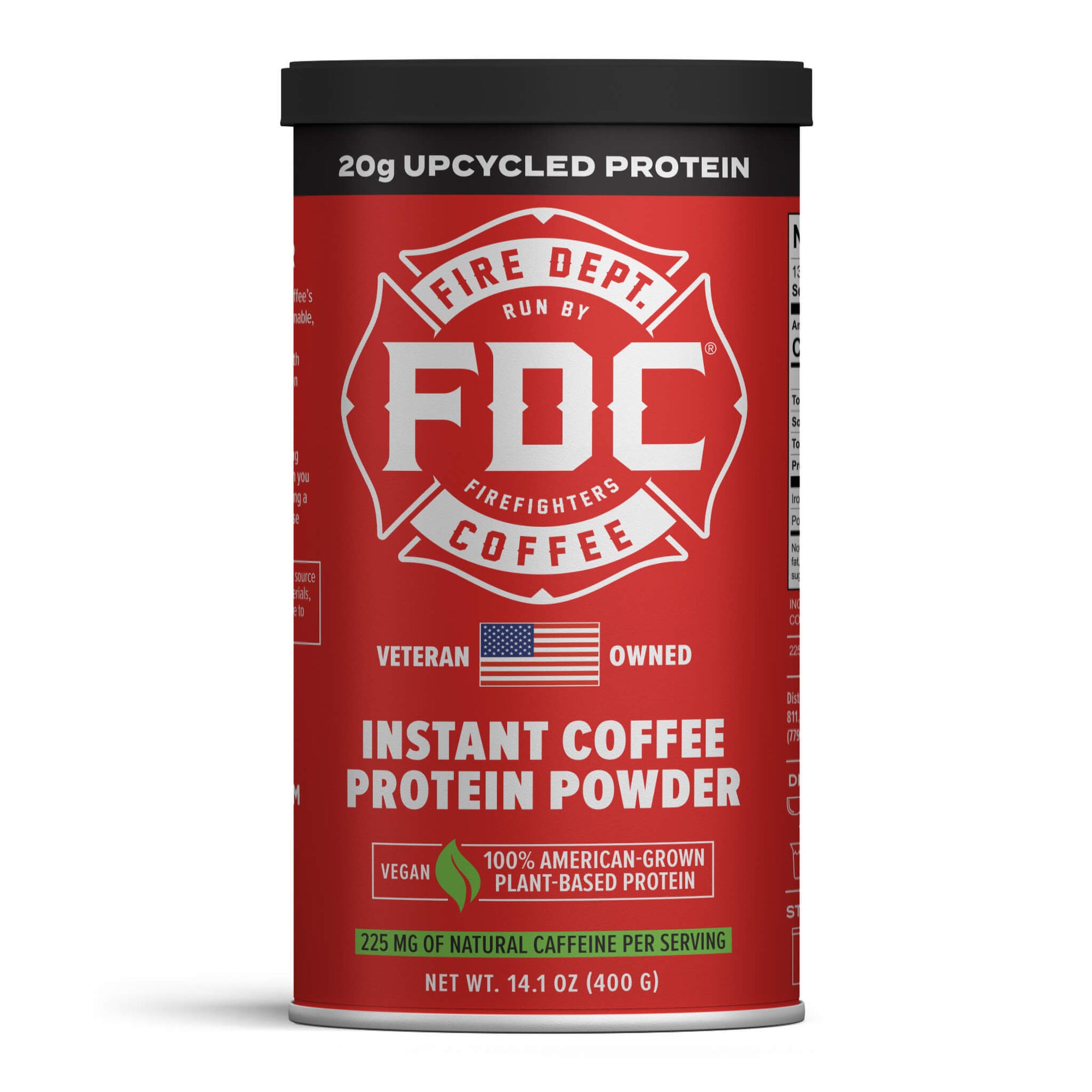 Fire Department Coffee Instant Coffee Protein Powder