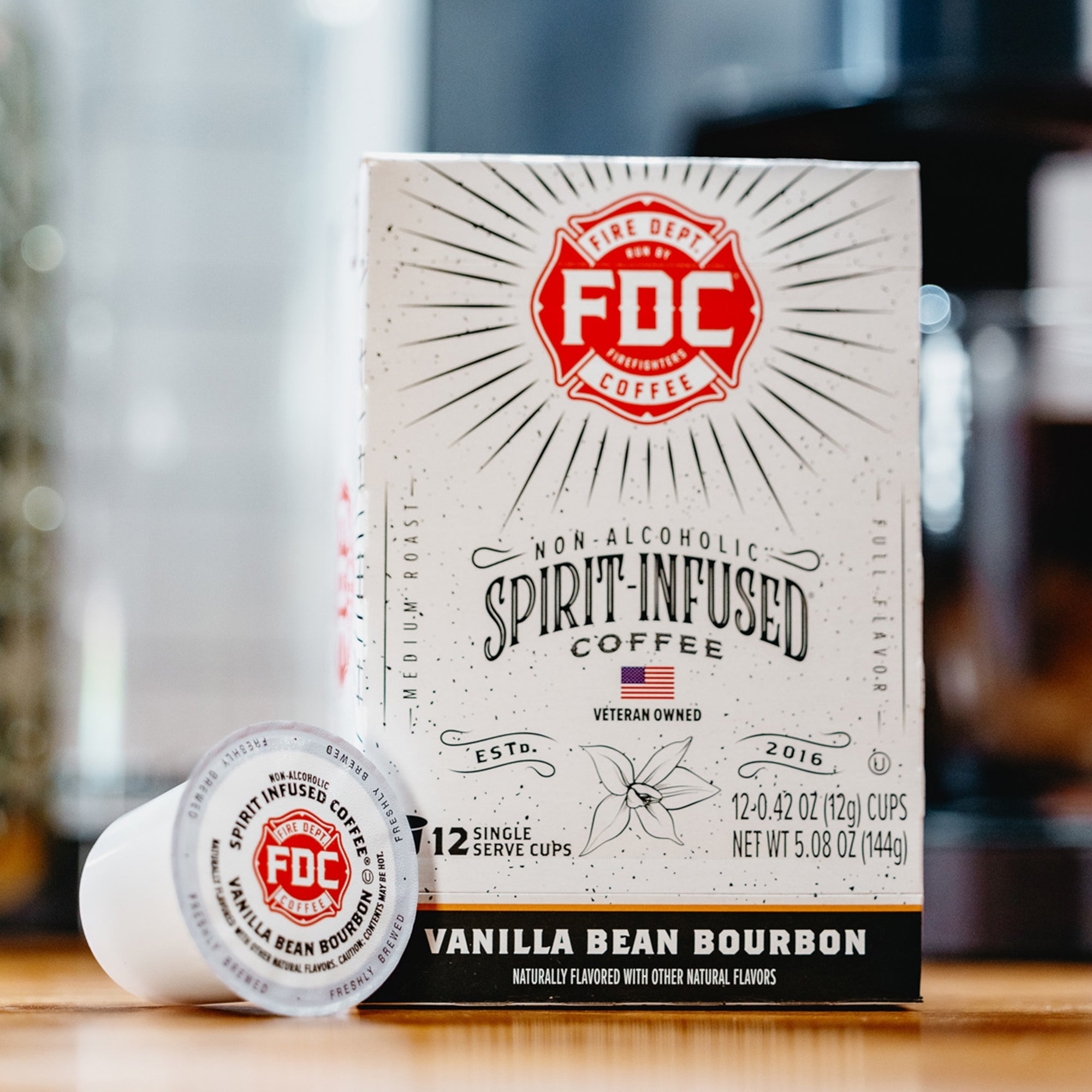 VANILLA BEAN BOURBON INFUSED COFFEE PODS