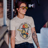 Natalie wearing the Female Firefighter Shirt,