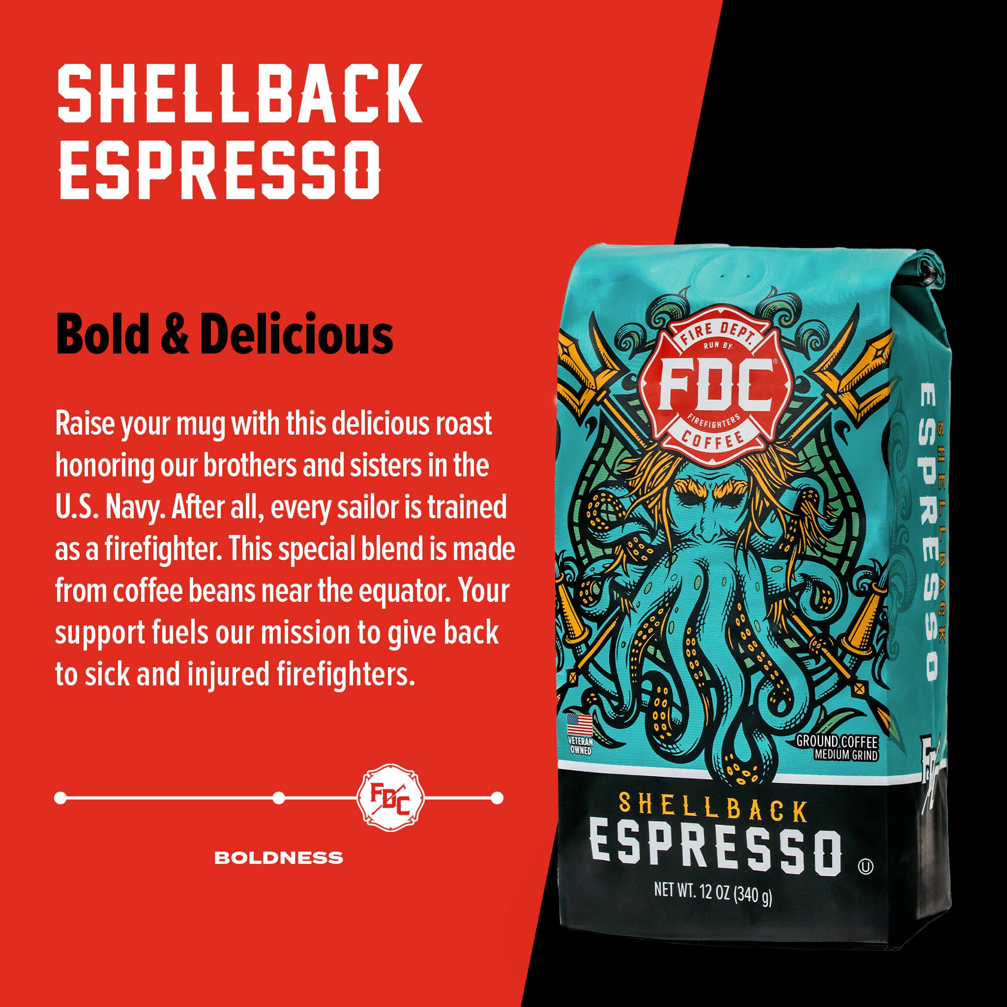 Shellback Espresso - Fire Department Coffee