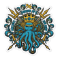 Shellback Sticker - Fire Department Coffee
