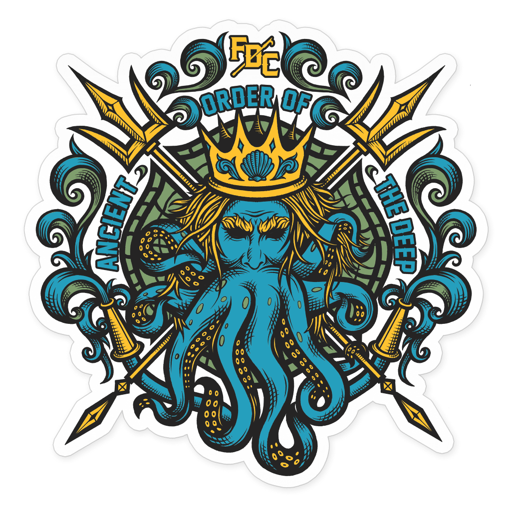 Shellback Sticker - Fire Department Coffee