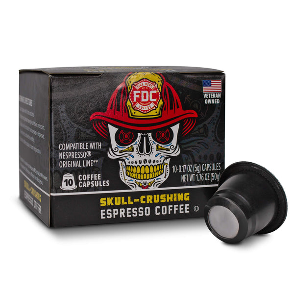 Skull Crushing Espresso Coffee Capsules (Nespresso Compatible