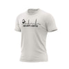 A vintage white Fire Dept. Coffee EKG T-shirt featuring a black graphic of a coffee pot pouring into a heartbeat line with “Fire Dept. Coffee” text underneath, shown on a plain background.