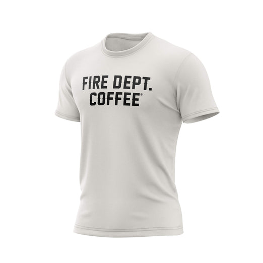 Fire Department Coffee Text Shirt