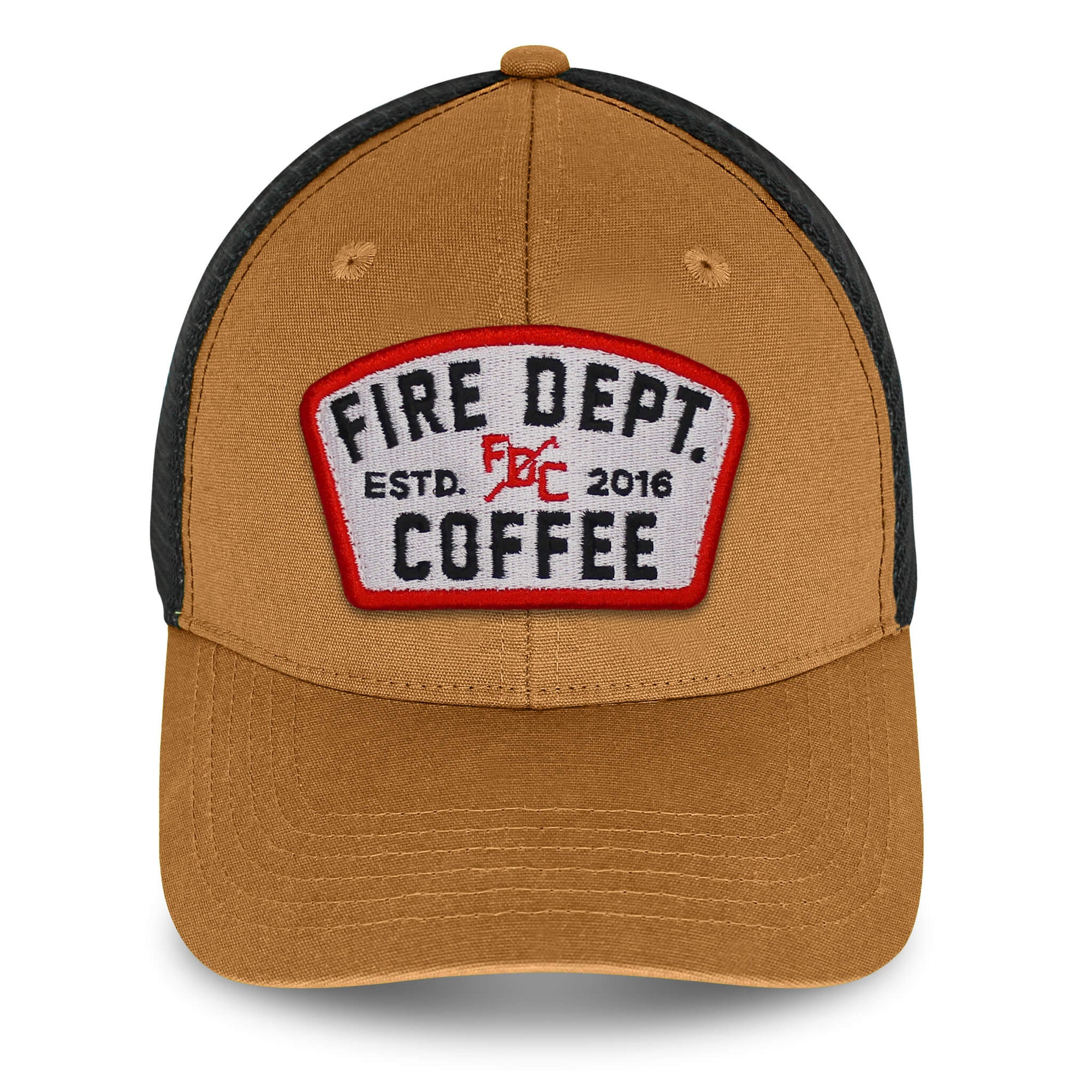 FIRE DEPARTMENT COFFEE TAN KEYSTONE HAT