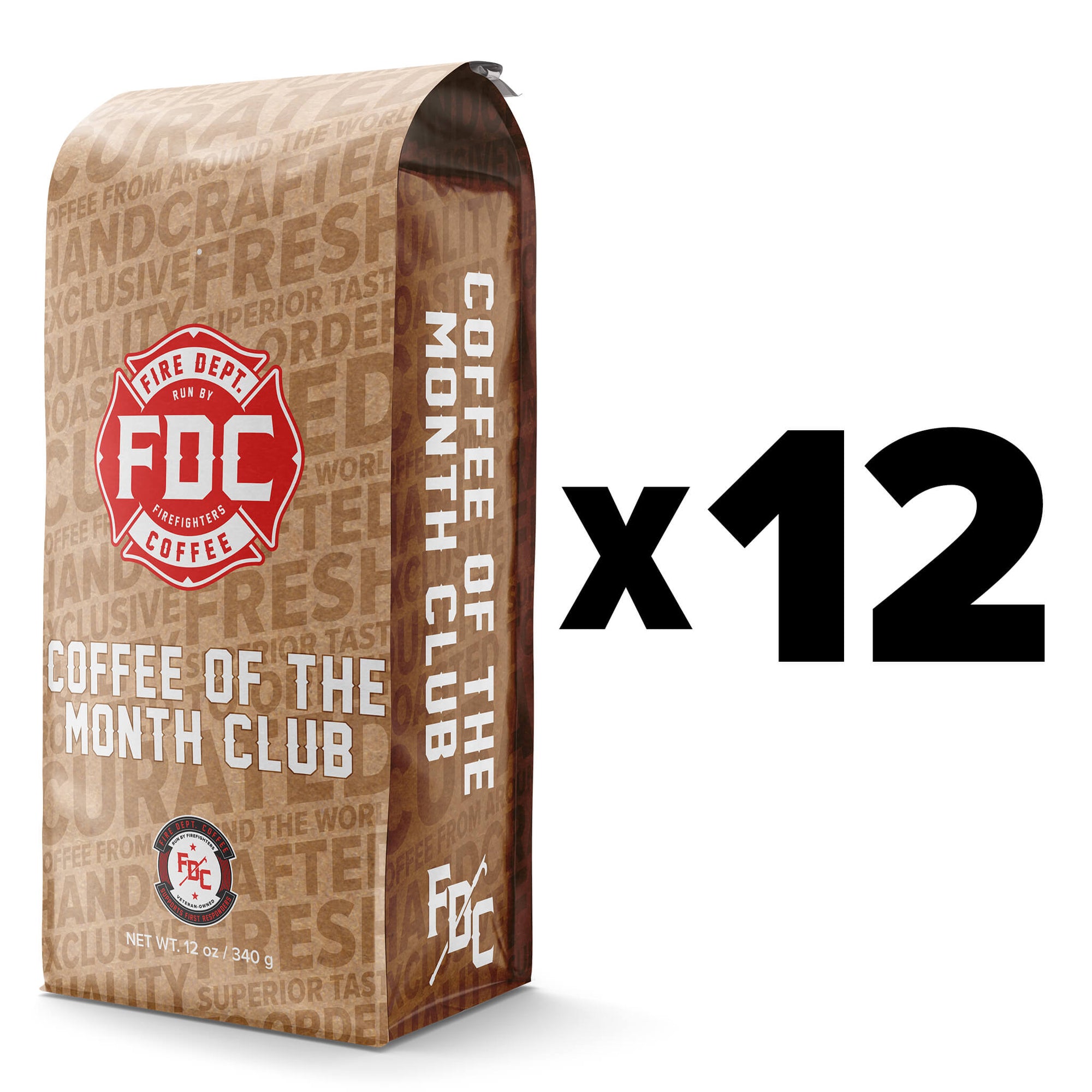 COFFEE OF THE MONTH CLUB GROUND - 12 MONTH PREPAID SUBSCRIPTION