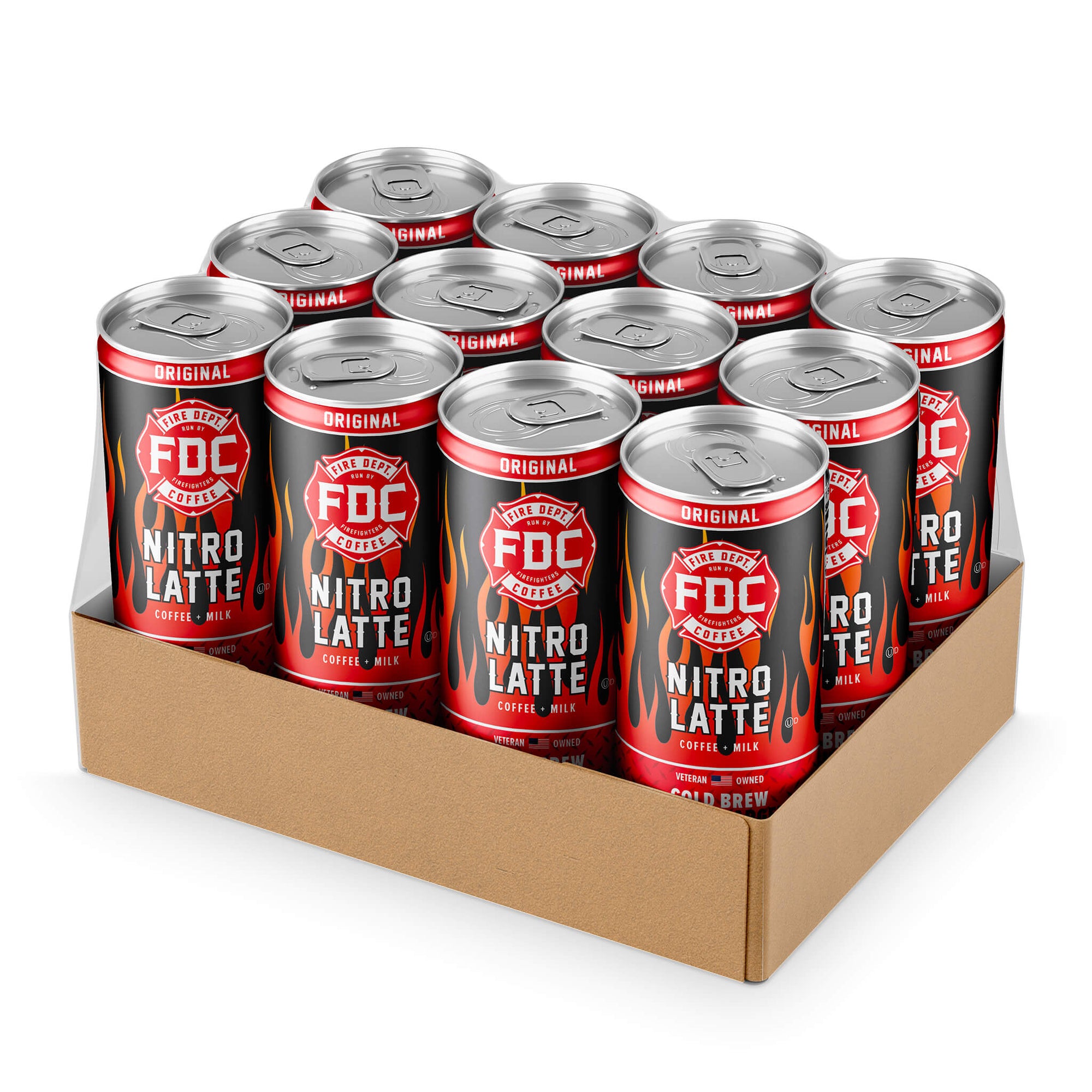 NITRO-CHARGED LATTE - TWELVE 7oz CANS