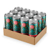 12, 8 ounce cans of Nitro Charged Shellback Espresso from Fire Department Coffee.