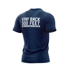 Stay Back Shirt - Navy - Fire Department Coffee