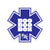 Sticker with blue EMS star and "boo boo box" in white lettering with the FDC Pike Pole logo at the bottom of the star.