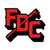 Sticker the FDC Pike Pole logo in a 3D design