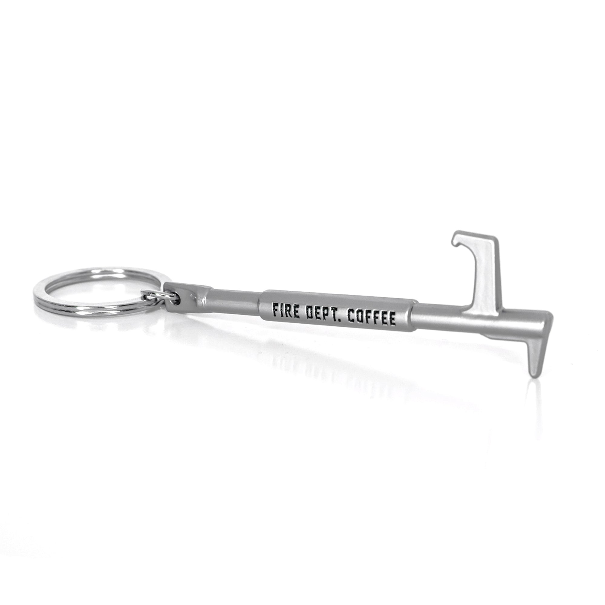 Evergreen Bottle Opener Key Ring, University of Louisville